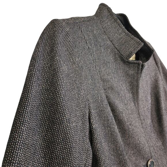 Peruvian Connection Womens Baby Alpaca Wool Blazer Jacket Size 2 Brown Knit - Picture 3 of 12